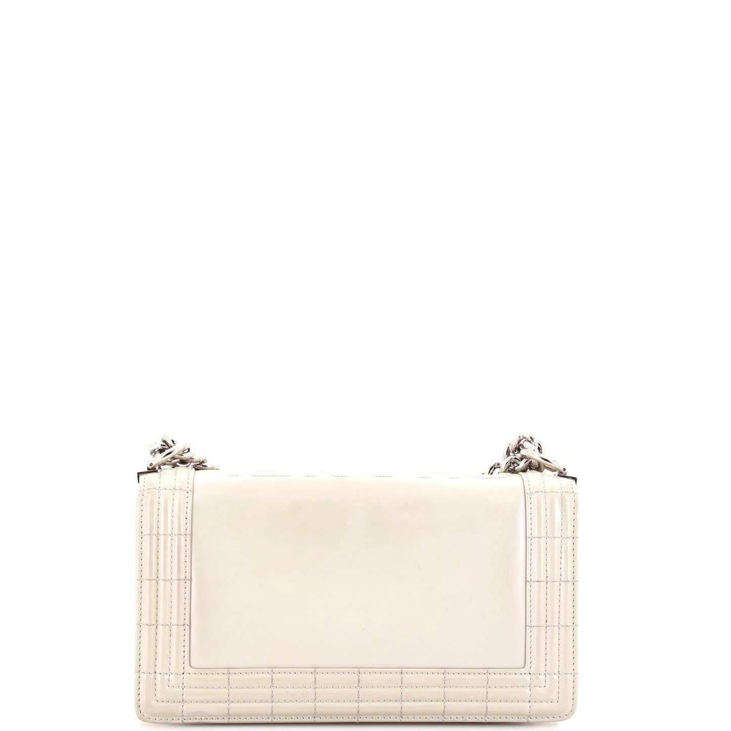 Reverso Boy Flap Bag Glazed Calfskin Old Medium