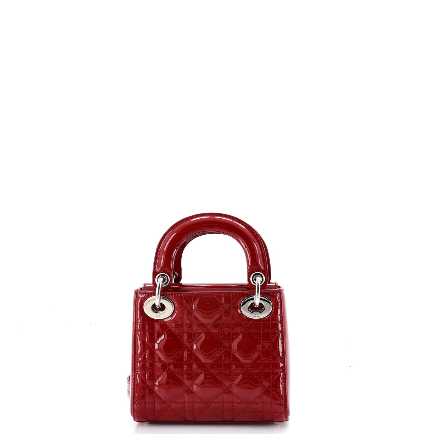 Lady Dior Bag Cannage Quilt Patent Mini