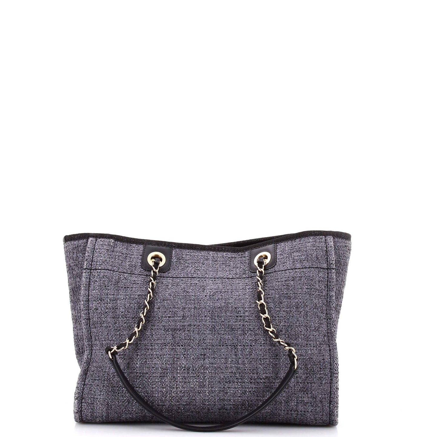 Deauville Tote Raffia with Glitter Detail Small