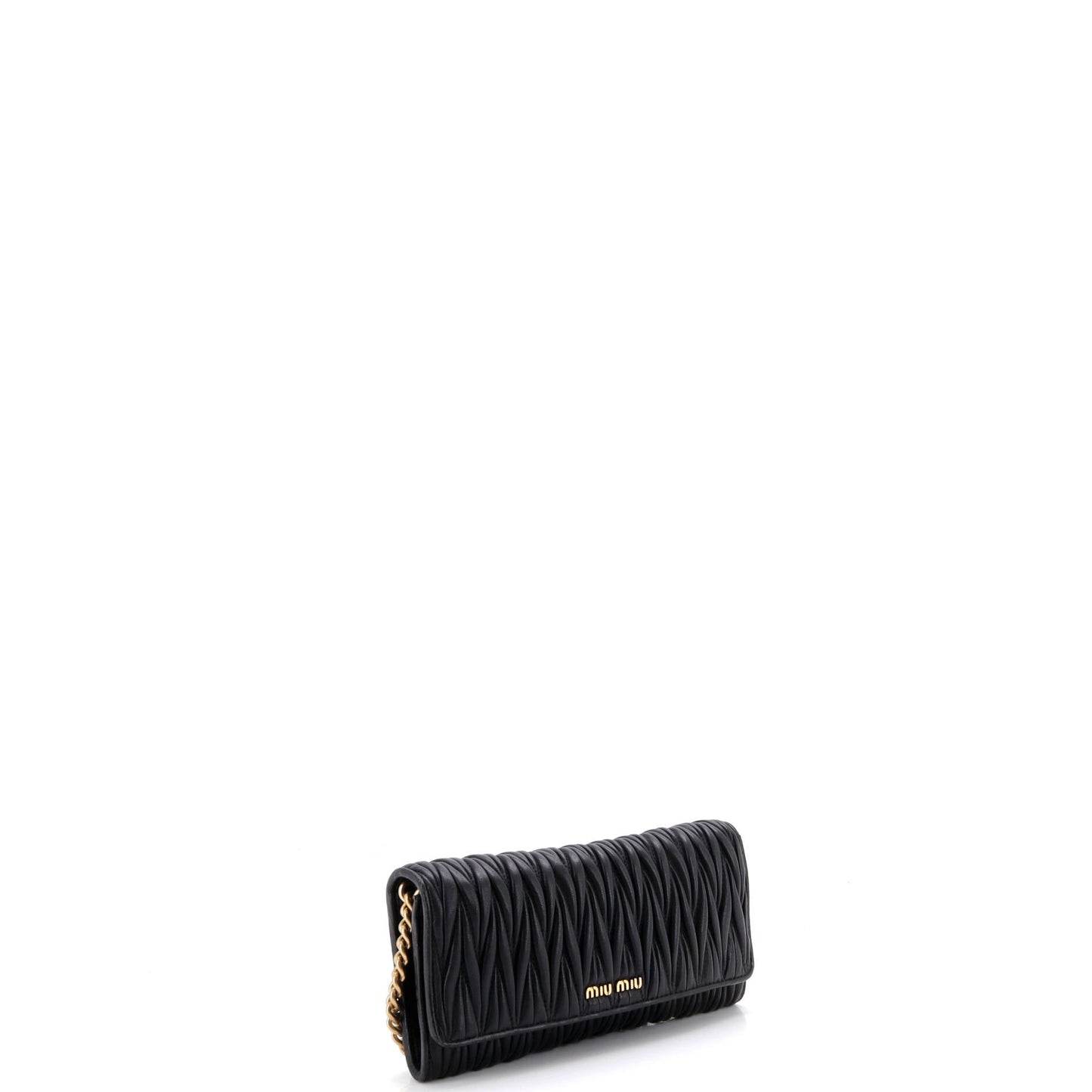 Flap Crossbody Bag Matelasse Leather Small