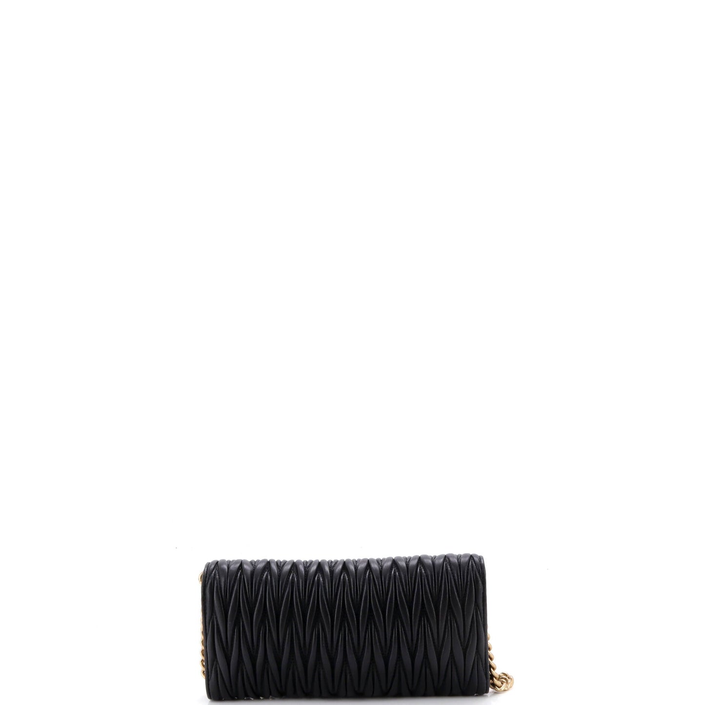 Flap Crossbody Bag Matelasse Leather Small