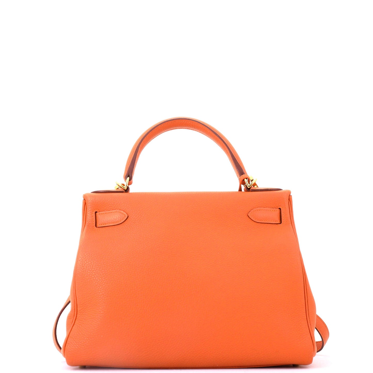 Kelly Handbag Orange H Togo with Gold Hardware 28