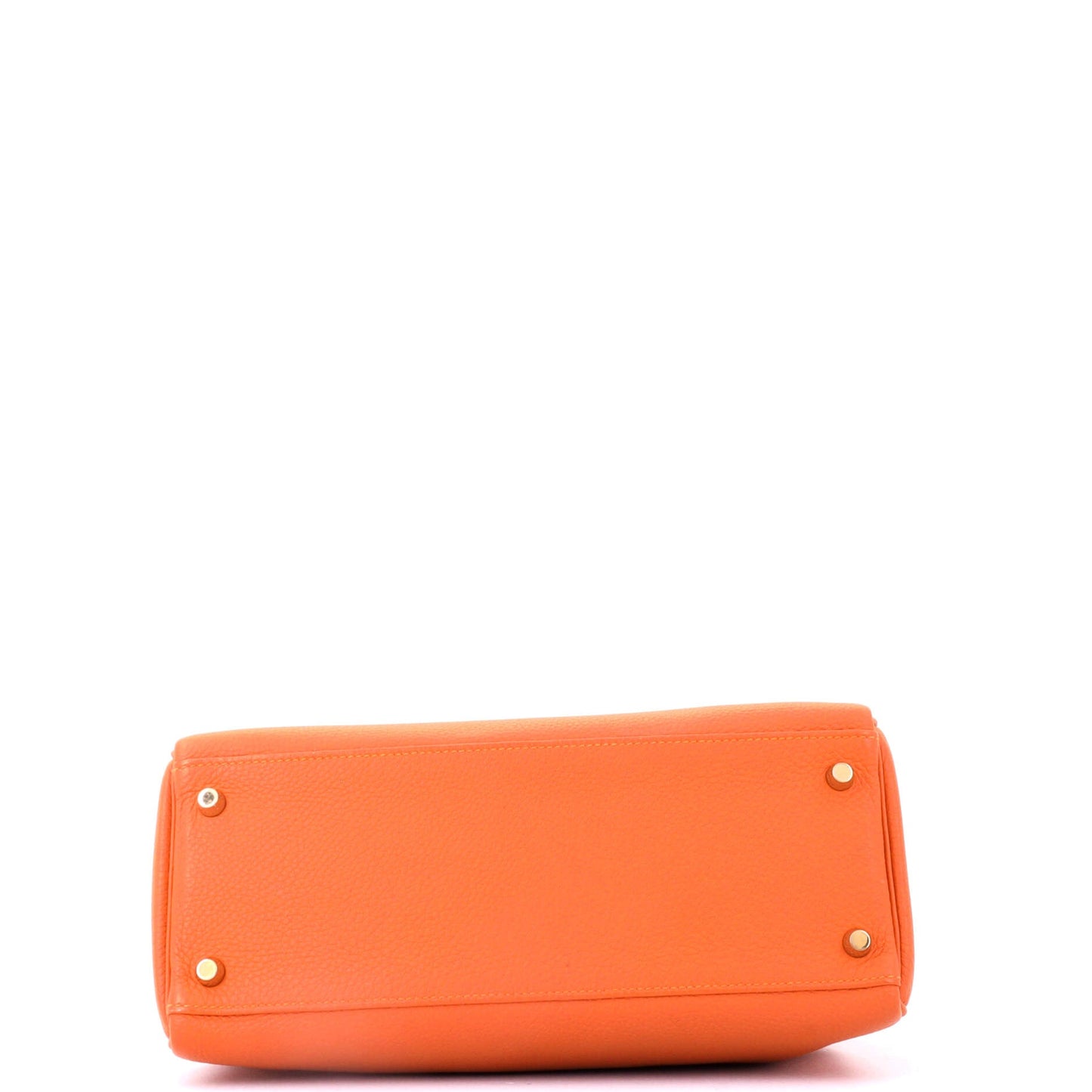 Kelly Handbag Orange H Togo with Gold Hardware 28