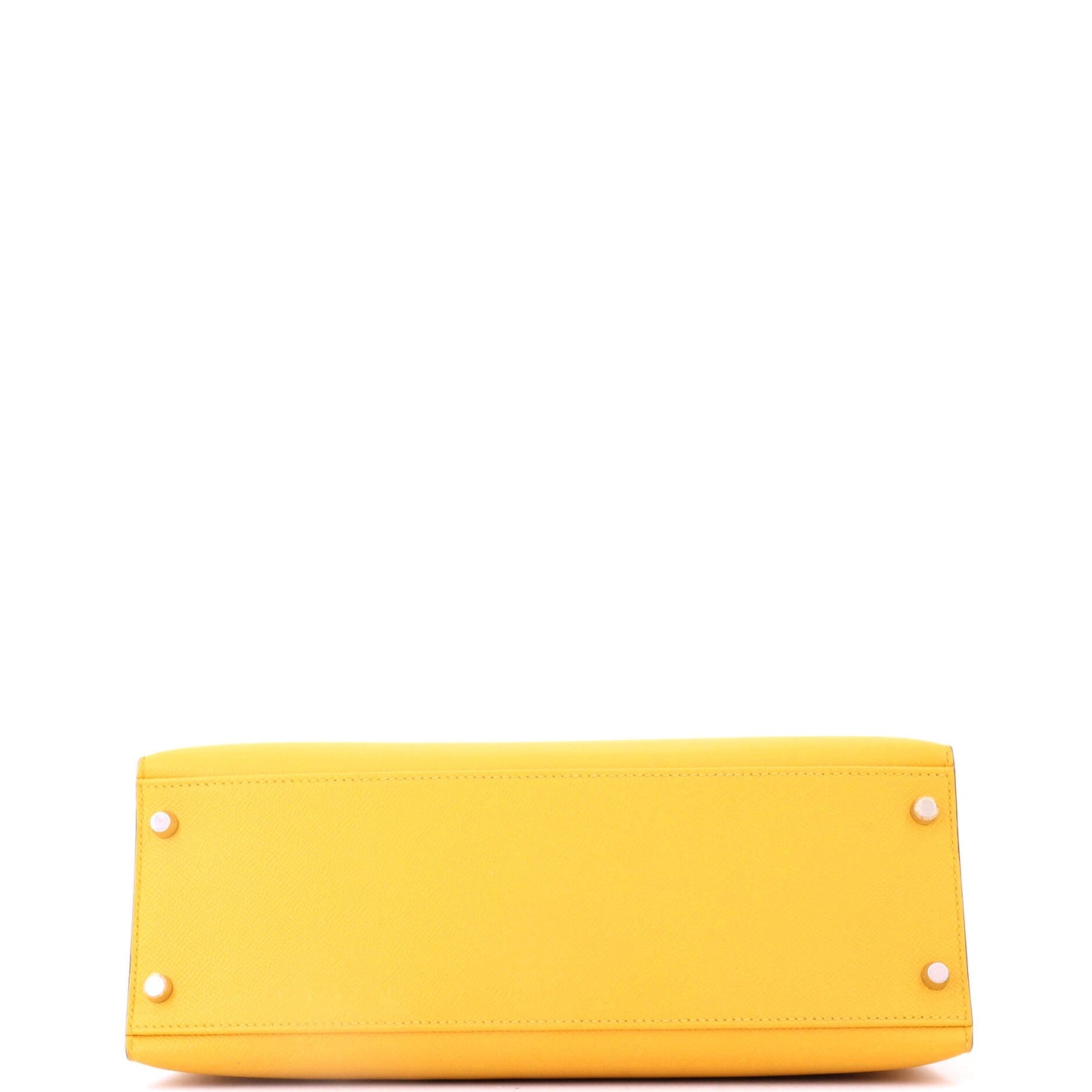 Kelly Handbag Soleil Epsom with Palladium Hardware 32