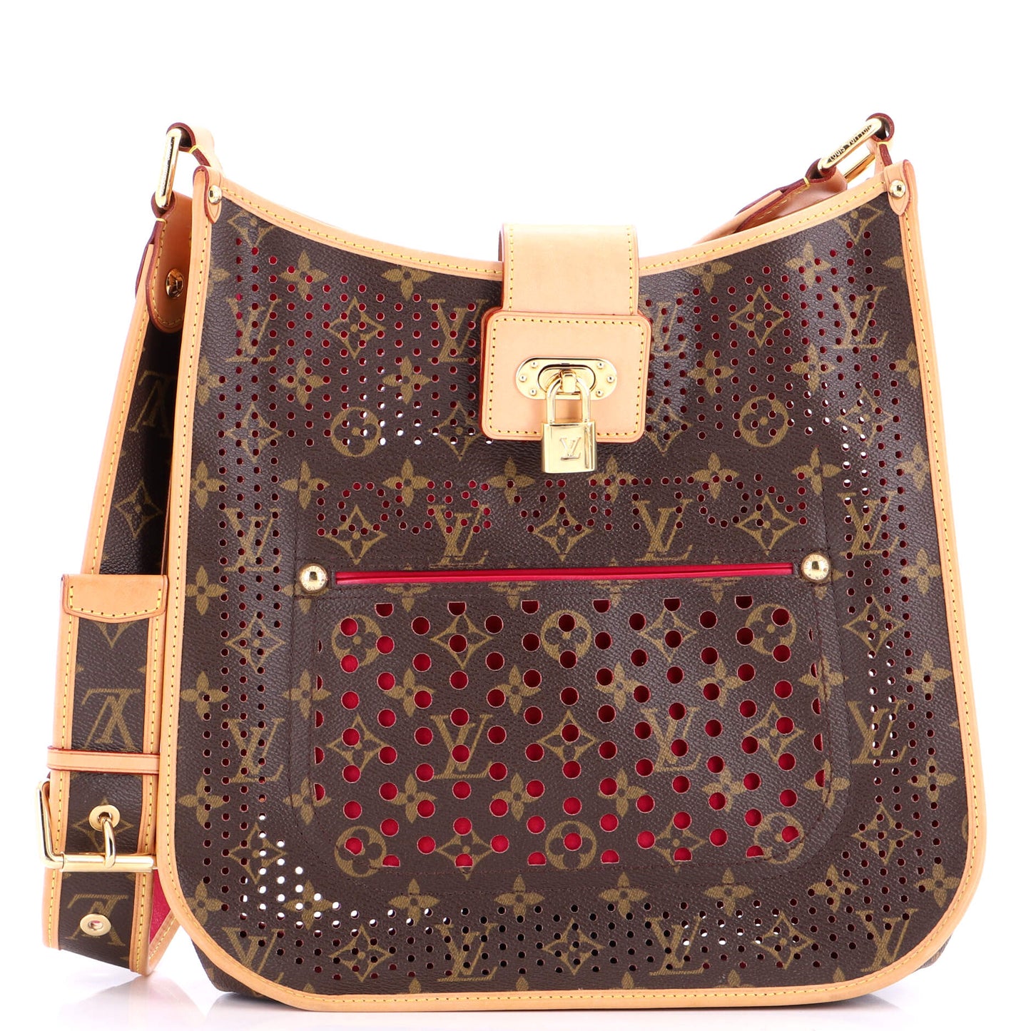 Musette Handbag Perforated Monogram Canvas
