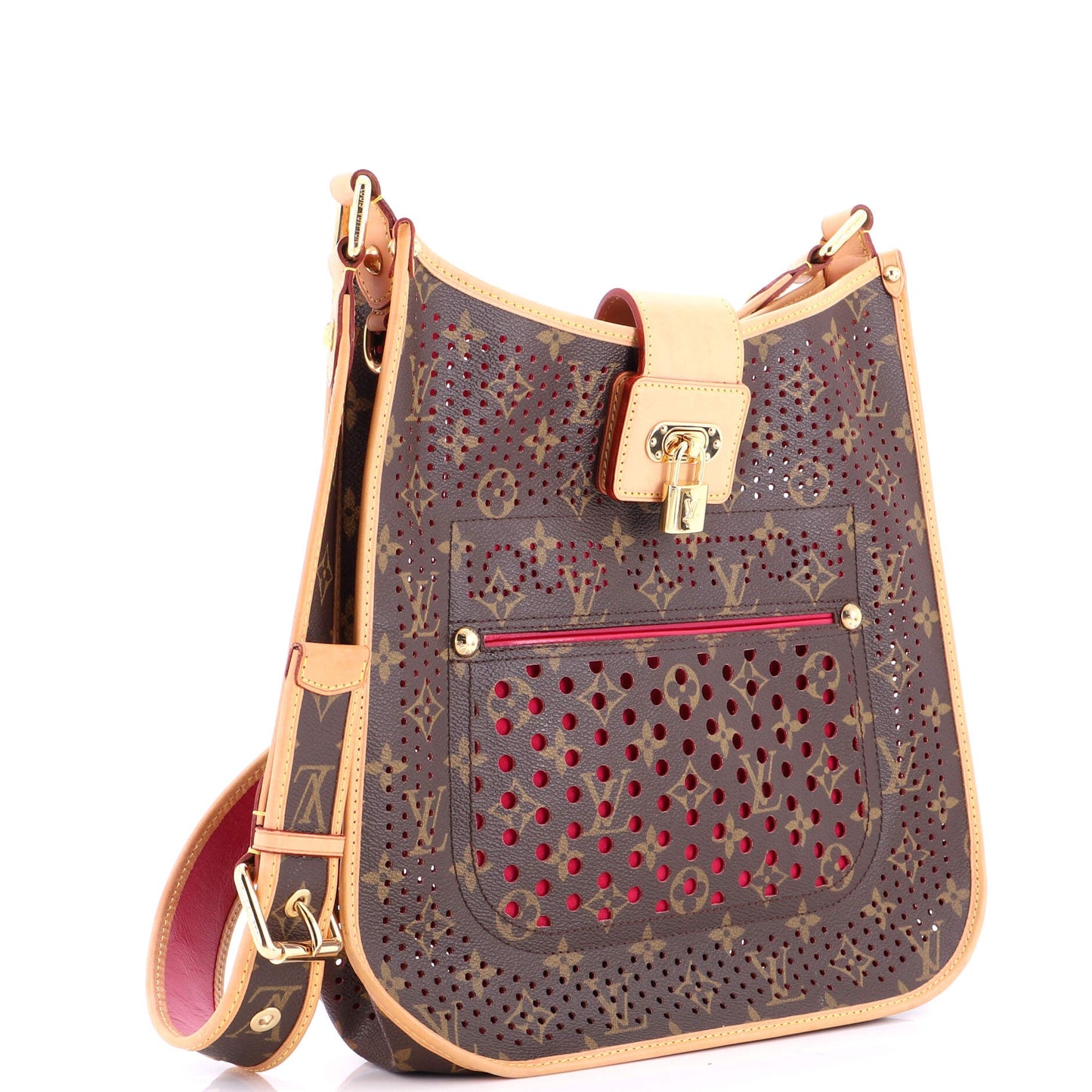 Musette Handbag Perforated Monogram Canvas