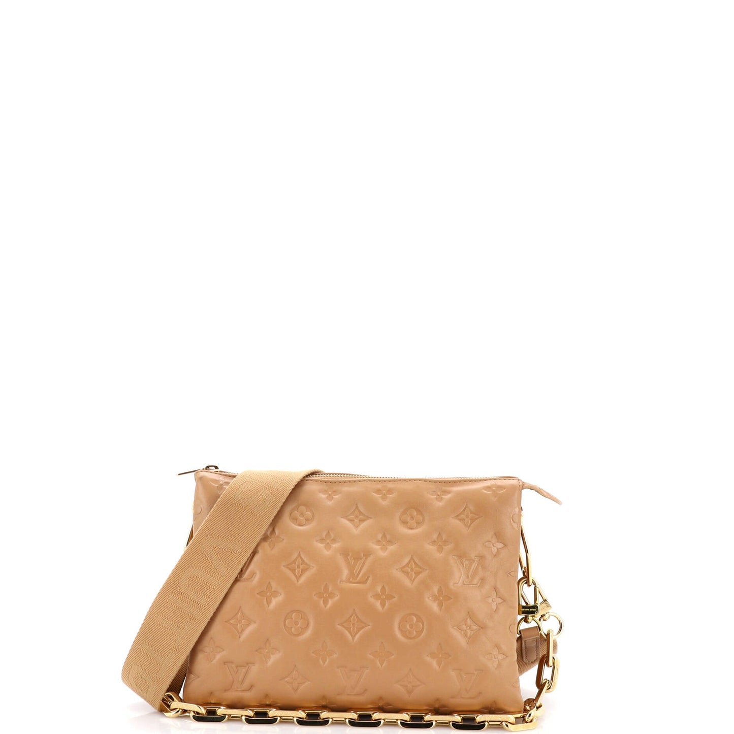 Coussin Bag Monogram Embossed Lambskin PM