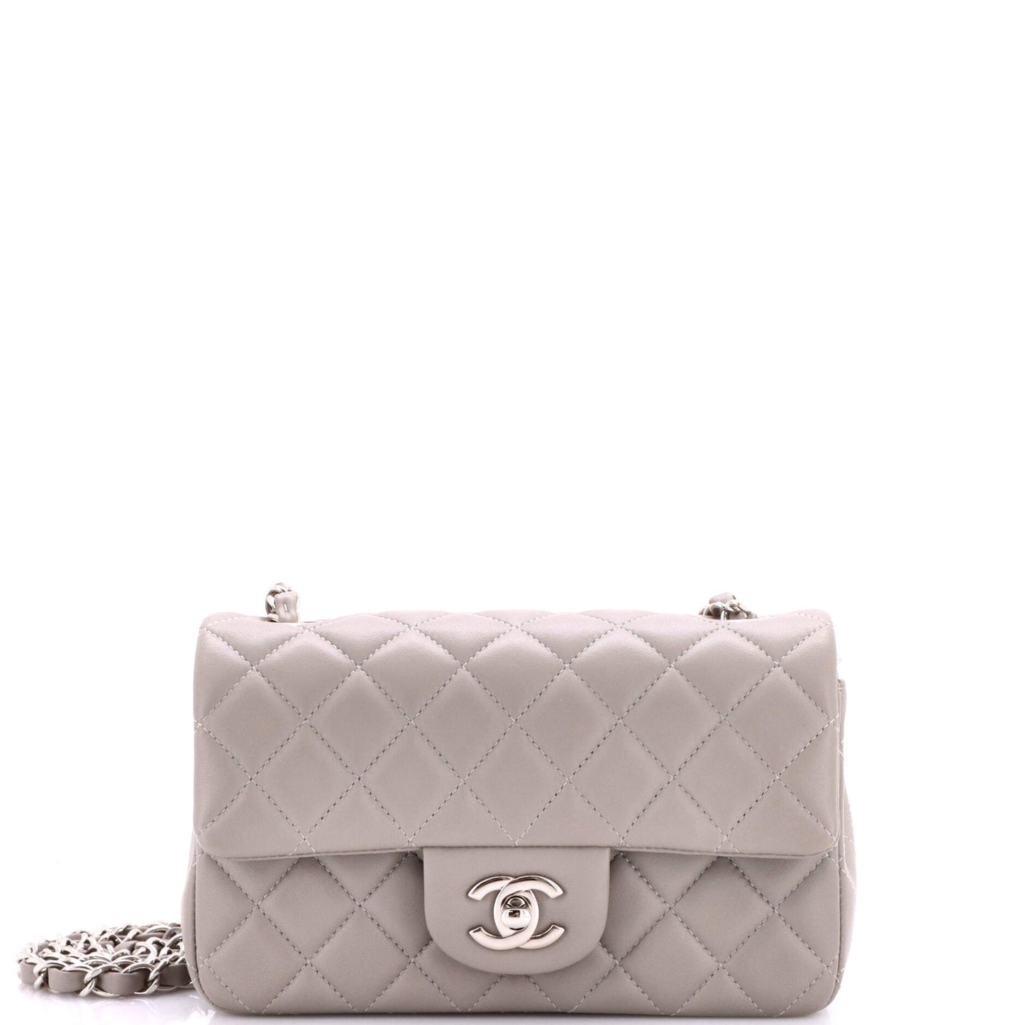 Classic Single Flap Bag Quilted Lambskin Mini