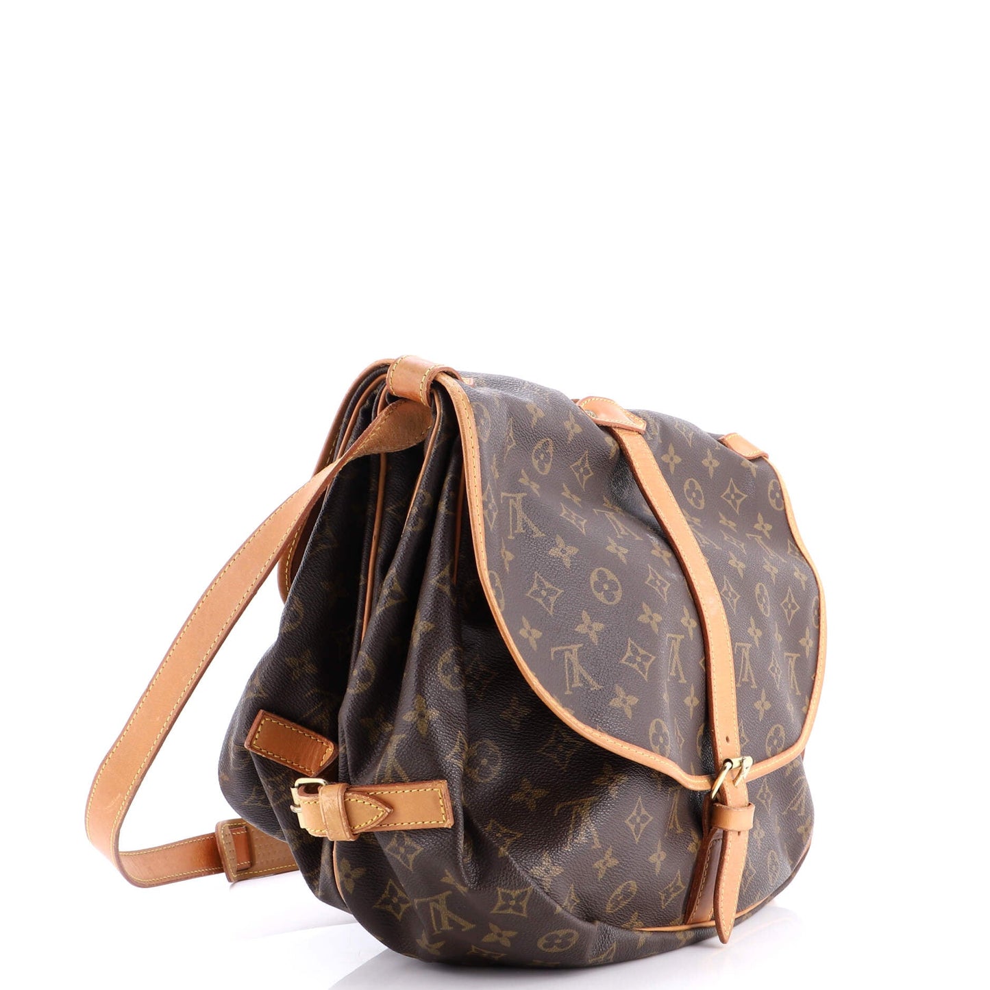 Saumur Handbag Monogram Canvas 35