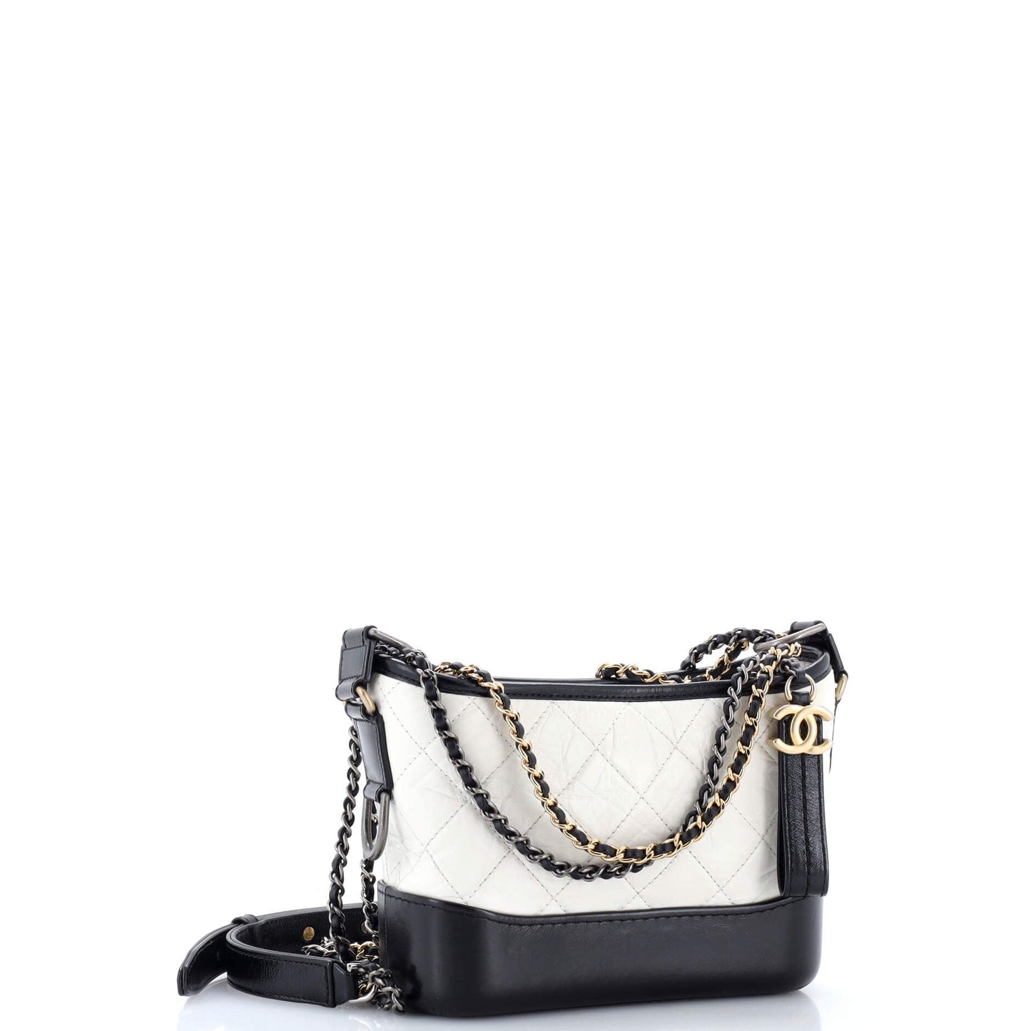 Gabrielle Hobo Quilted Aged Calfskin Small