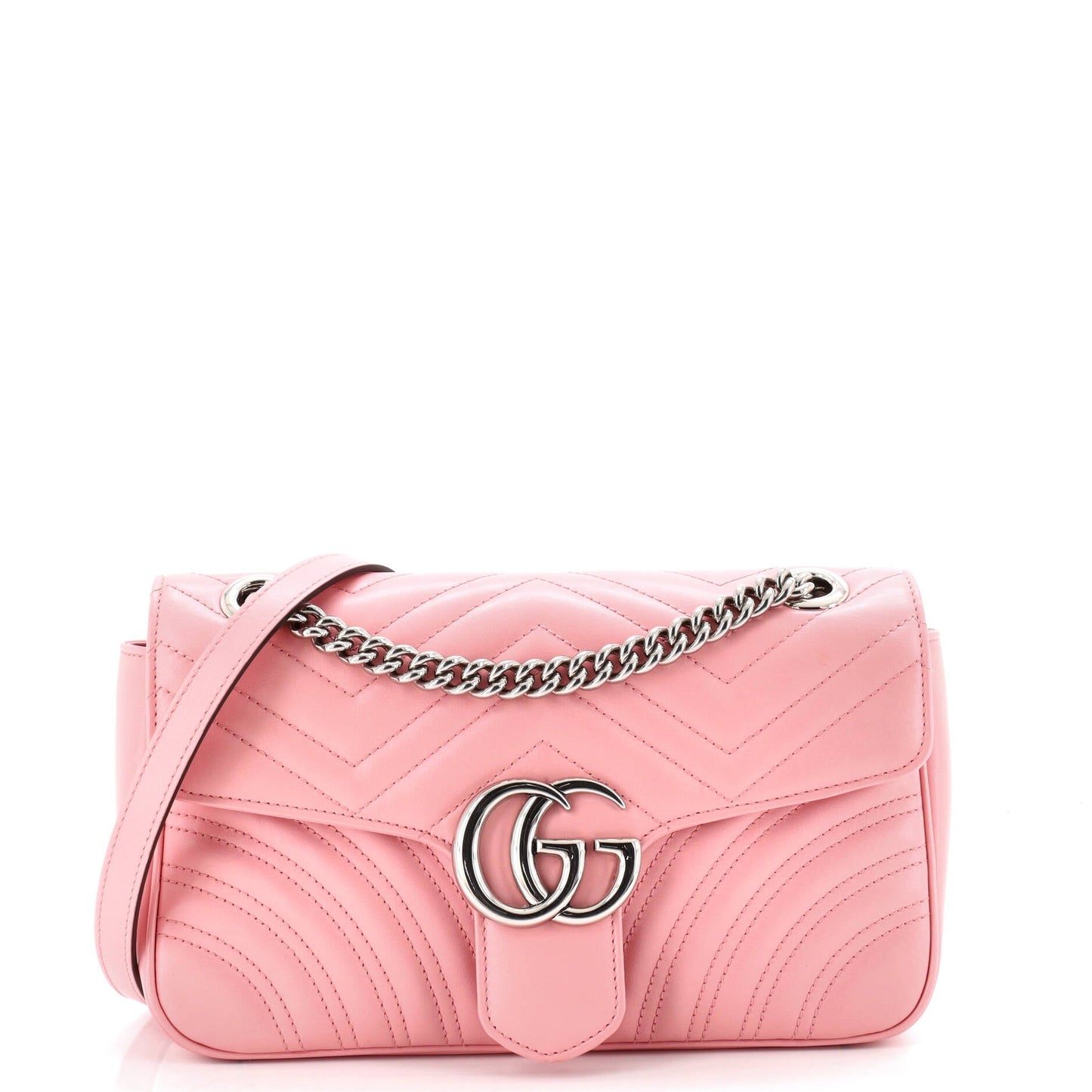 GG Marmont Flap Bag Matelasse Leather Small