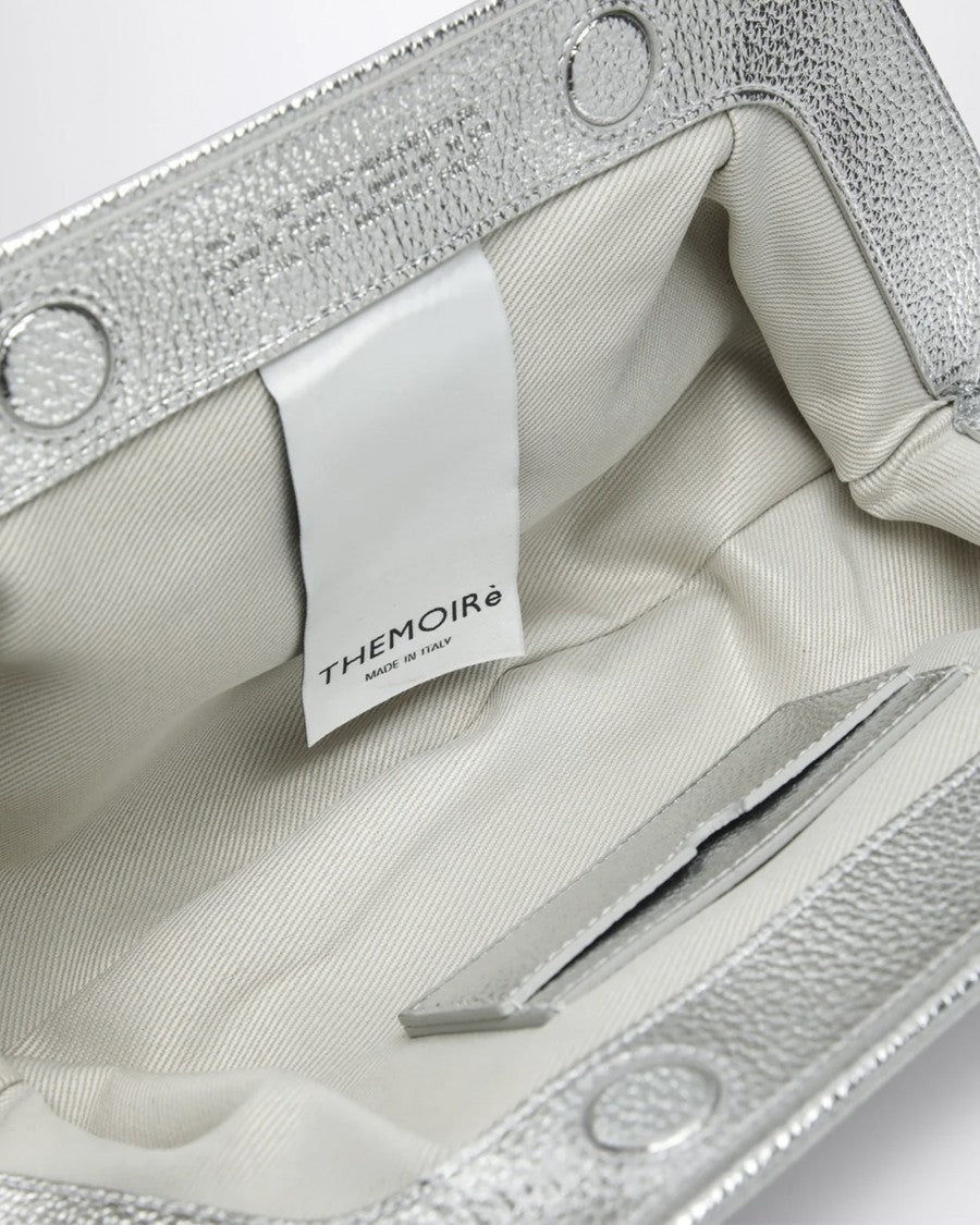 Themoirè Bios Baguette Silver Laminate Bag