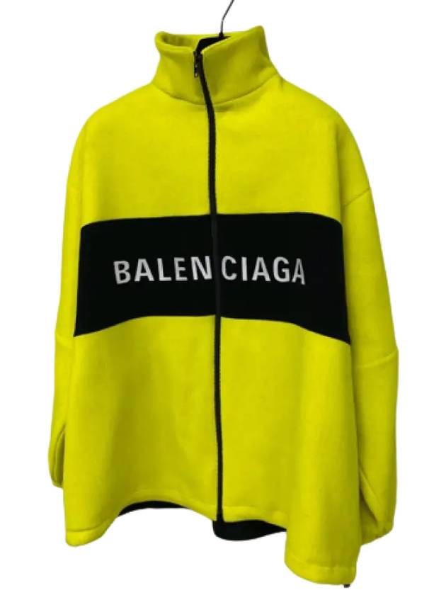 Luxury Balenciaga Trending 2025 Logo Stripe Zip-Up Jacket Yellow