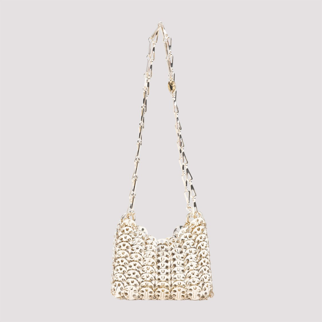 Rabanne 1969 Nano Light Gold Brass Pochette