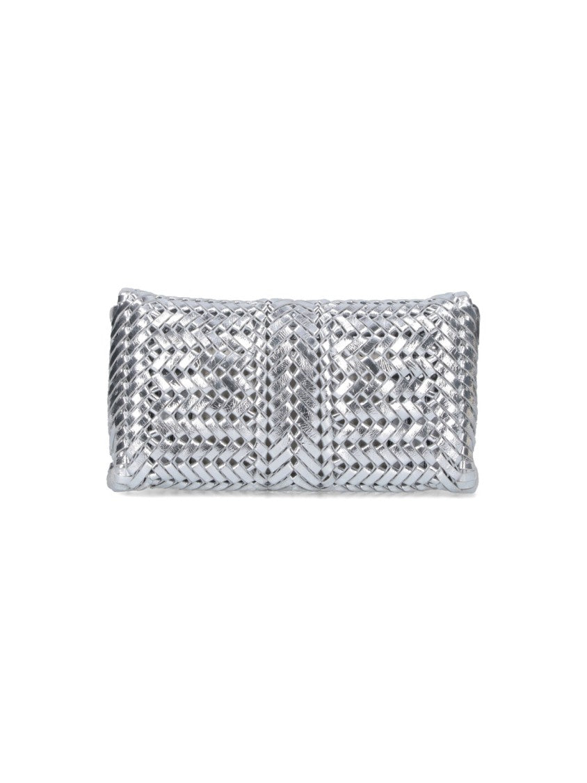 Anya Hindmarch "Neeson" Clutch – Silver