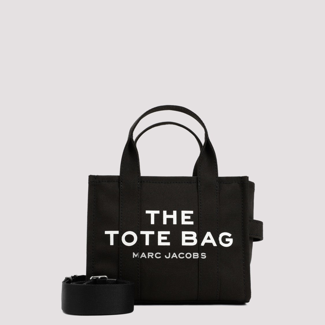 Marc Jacobs Black Cotton The Small Tote Bag