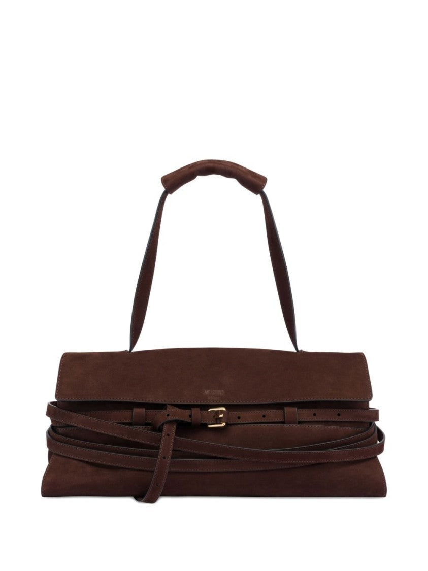 Moschino Elongated Rectangular Moschino Bag In Silk