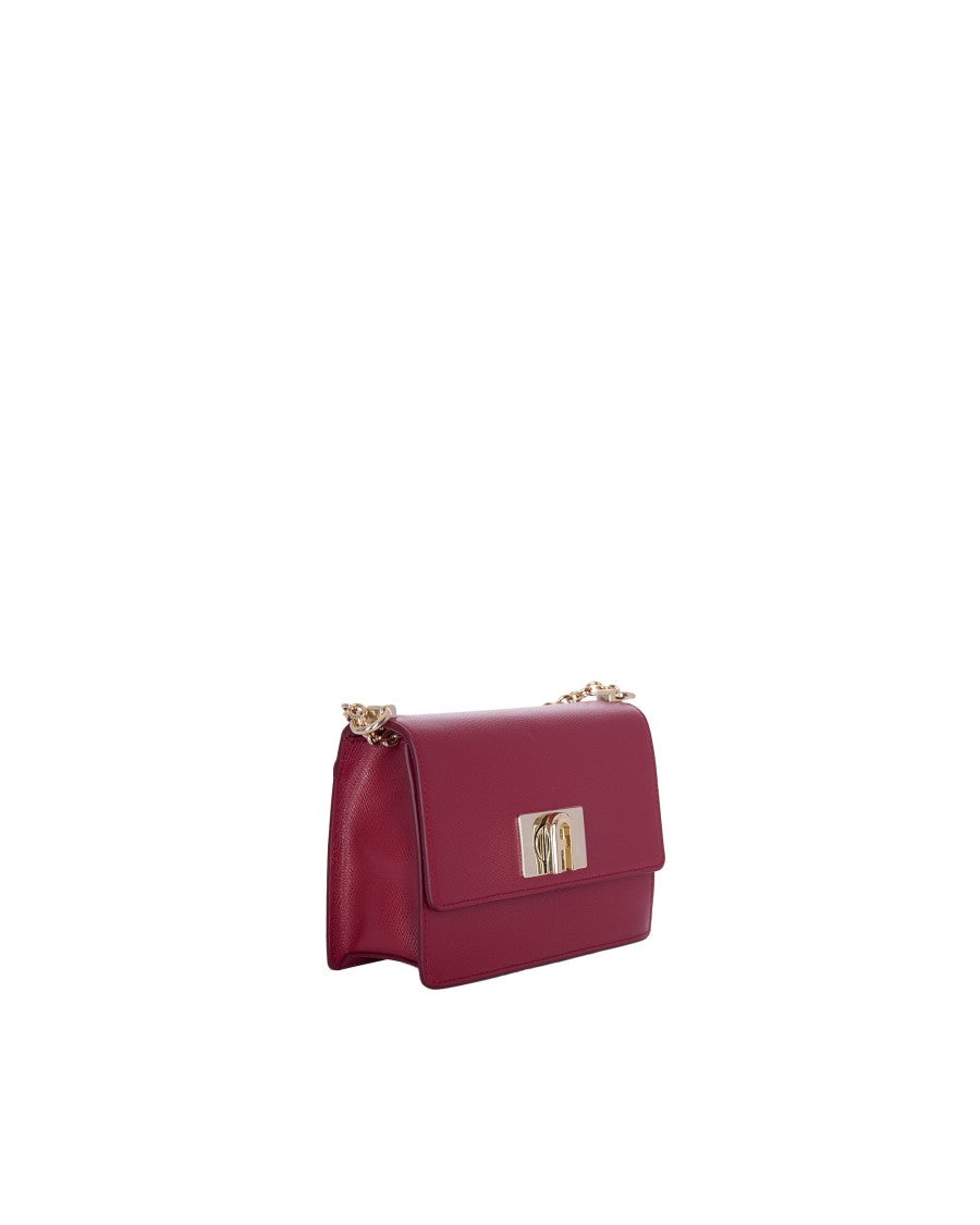 Furla Mini Shoulder Bag With Cherry Finish