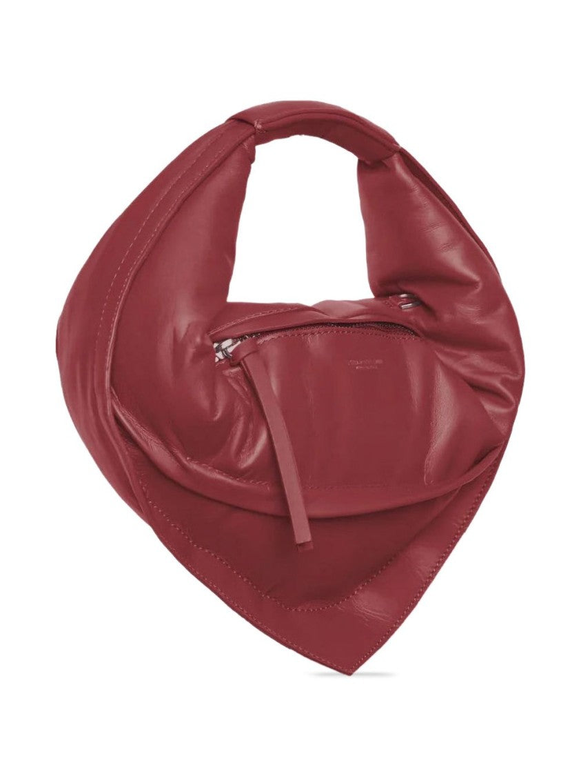 Federico Cina Calfskin Handbag With Triangular Base