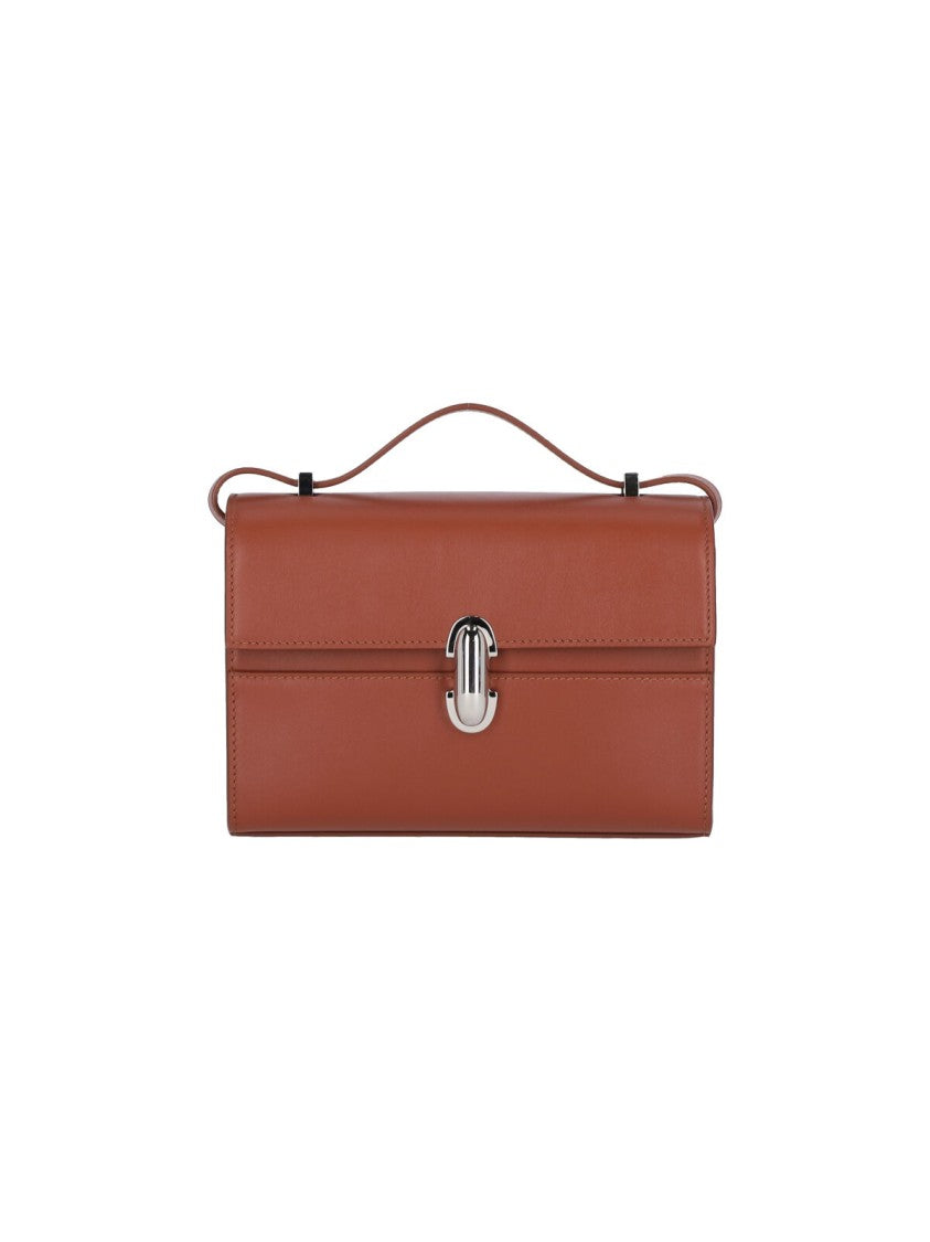 Savette Hammered Leather Crossbody Bag With Convertible Strap