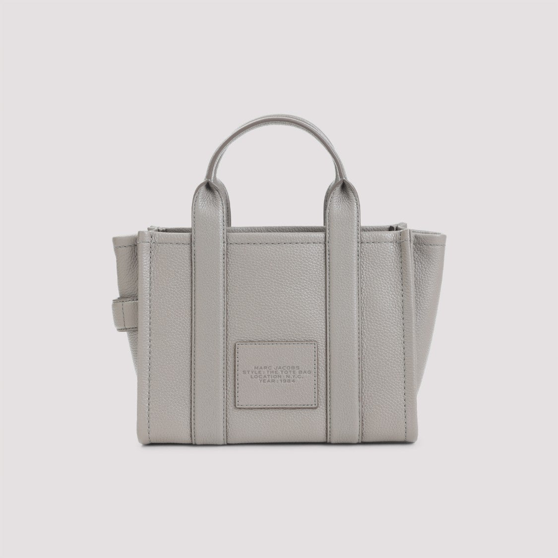 Marc Jacobs The Leather Mini Tote Cement Bag