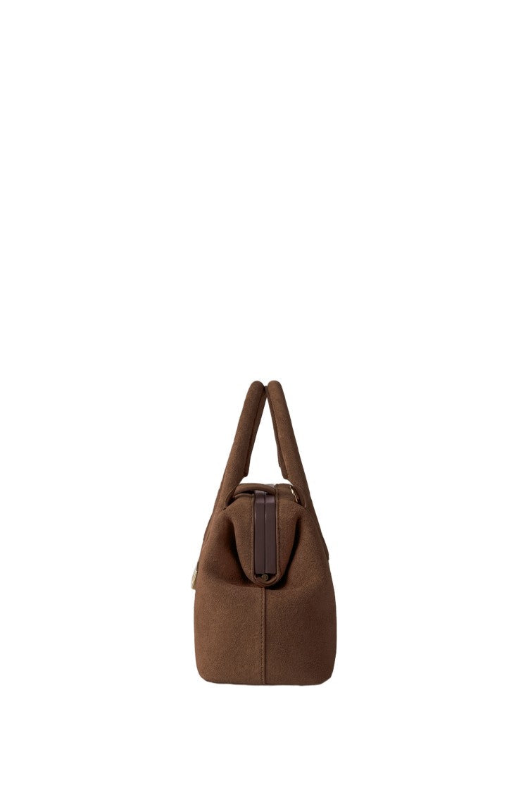 Schell Small Calfskin Doctor Bag With Detachable Strap