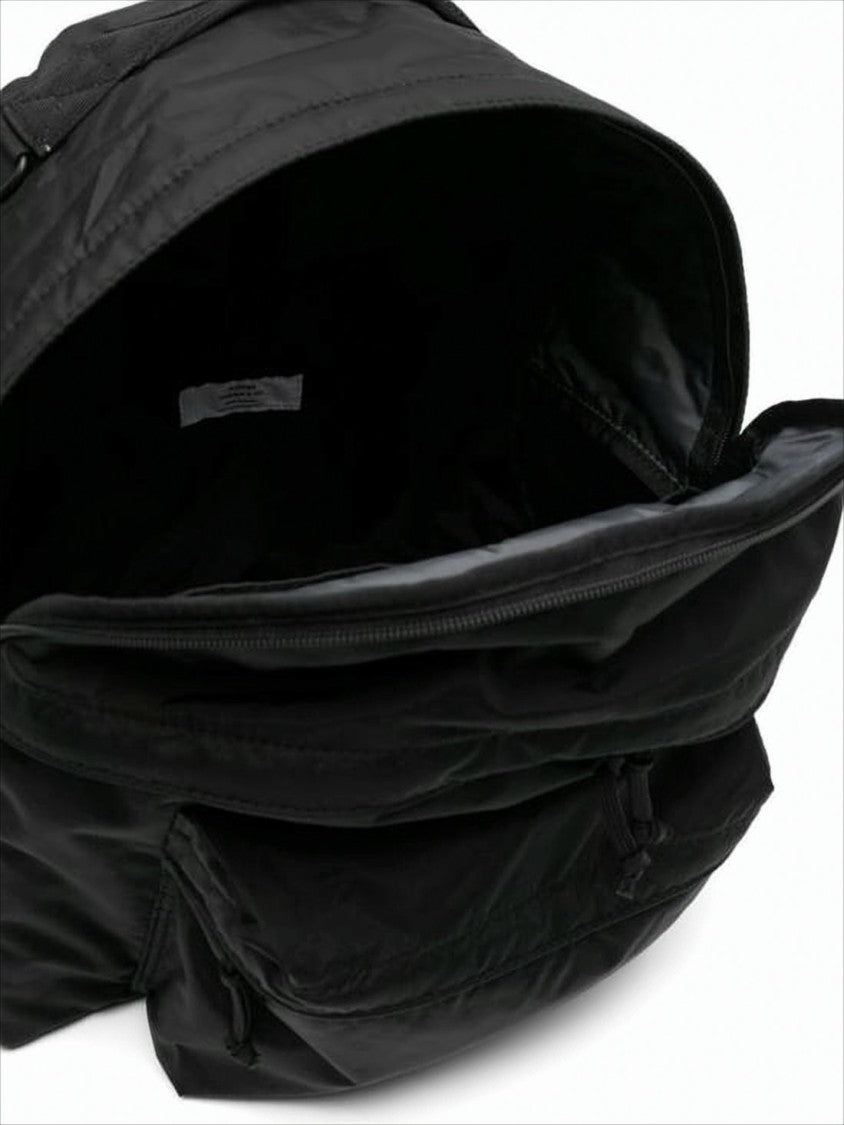 Porter Black Nylon Backpack With Spacious Compartment And Versatile Carrying Options