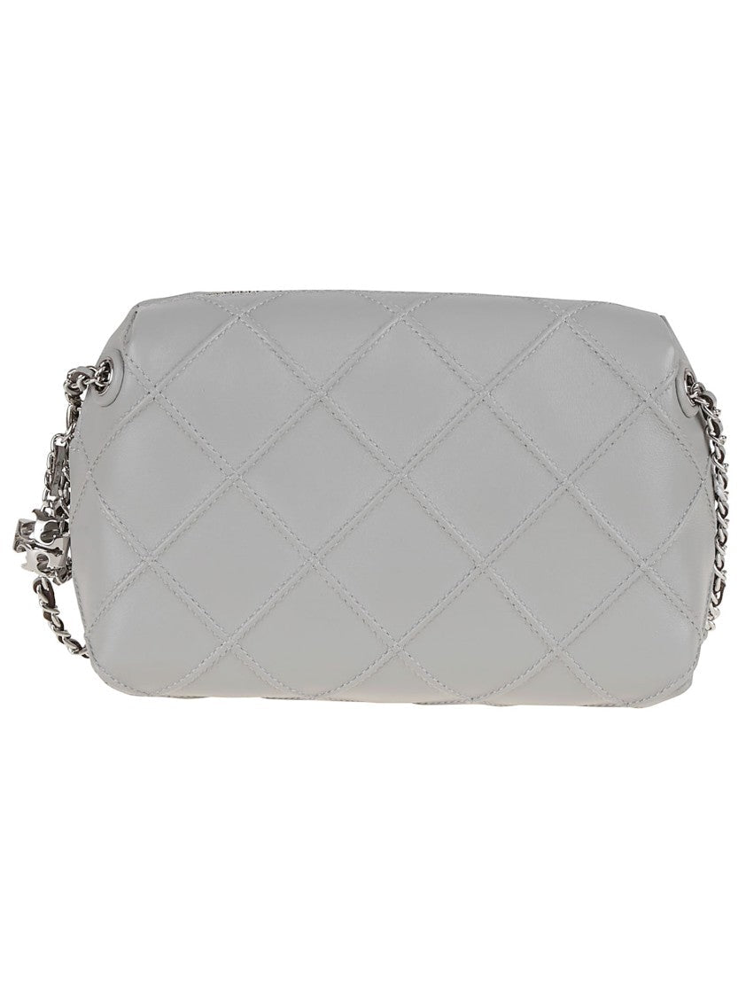 Tory Burch Quilted Leather Small Bag With Chain Strap