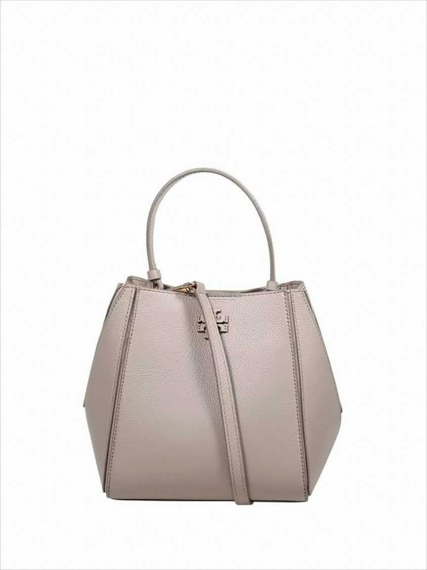 Tory Burch Textured Leather Tote Bag With Carrying Options