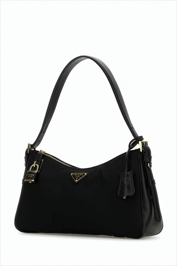 Prada Streamlined Black Shoulder Bag