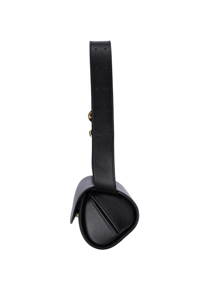 Jil Sander Small Cylindrical Shoulder Bag With Magnetic Flap