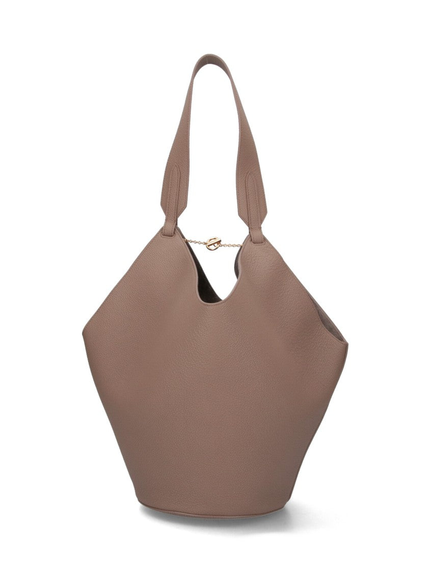 Khaite 'Lotus' Small Tote Bag – Brown