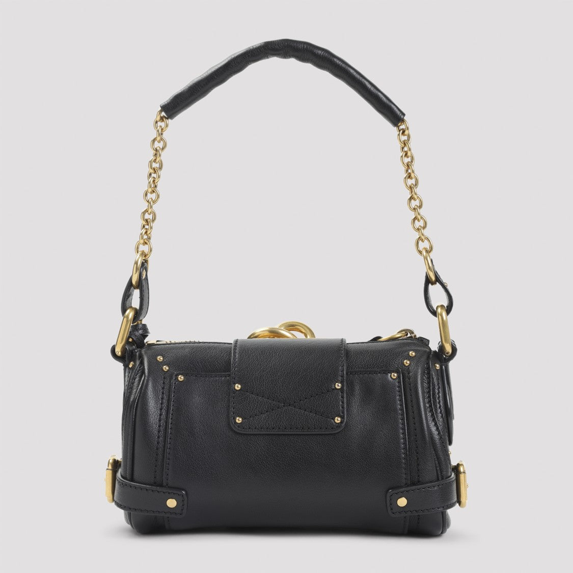 Chloé Compact Cylindrical Shoulder Bag In Buffalo Leather
