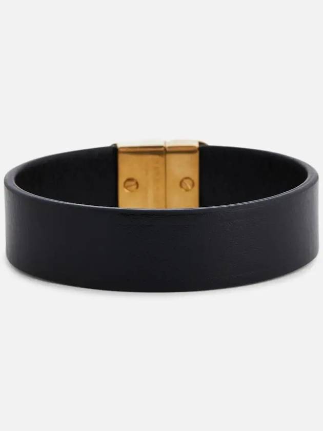 Luxury Balenciaga Trending 2025 BB Slim Cuff Bracelet Black