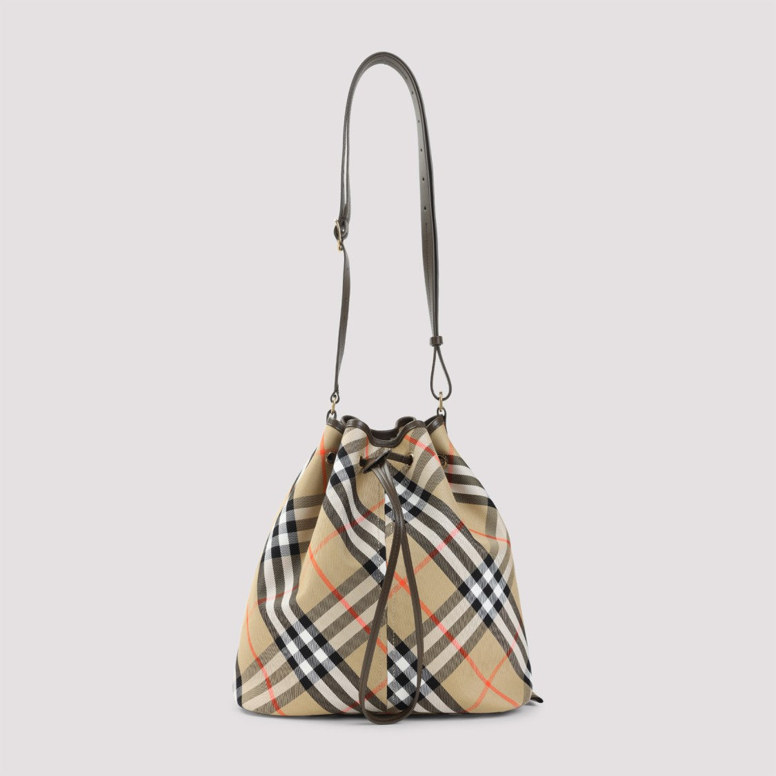 Burberry Spacious Drawstring Shoulder Bag