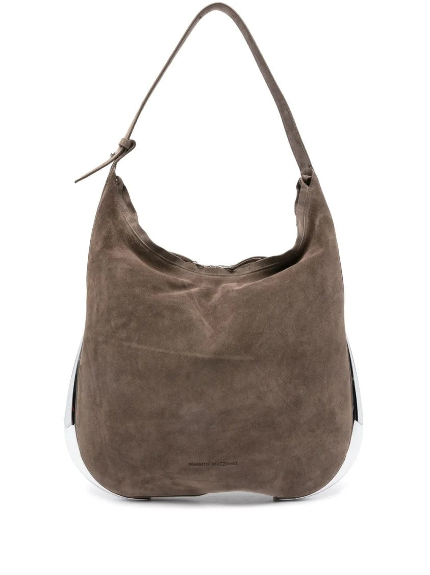 Benedetta Bruzziches Structured Handbag With Top Handle And Detachable Strap