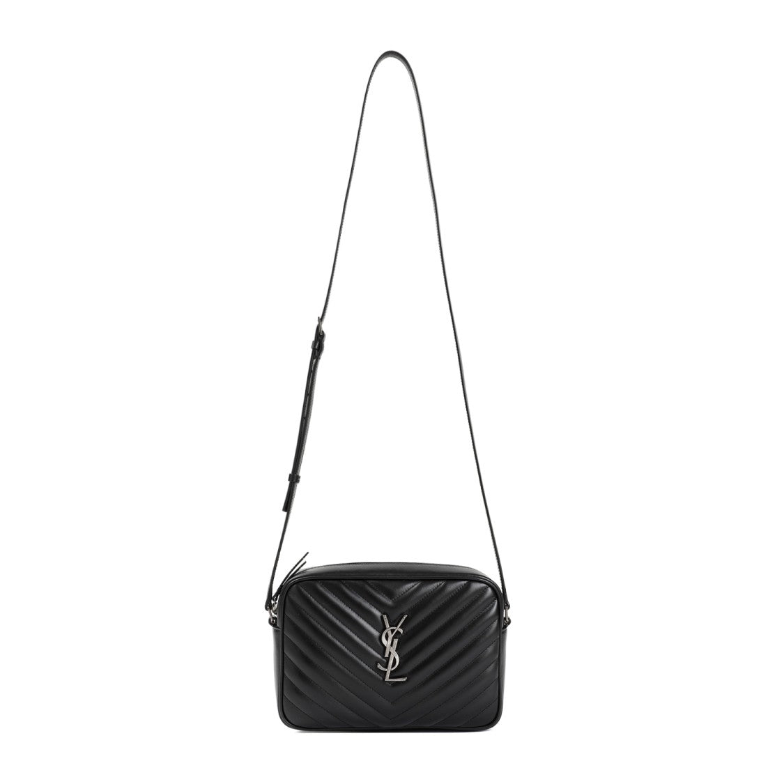 Saint Laurent Black Matelassãƒæ’Ã†Â€™Ãƒâ€Šã‚Â© Leather Shoulder Bag