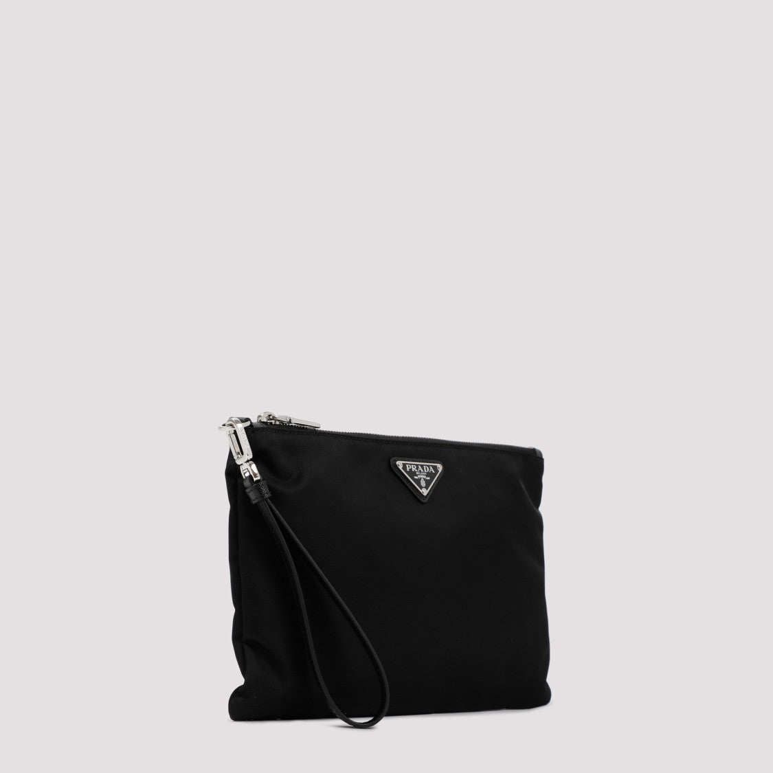 Prada Black Tech Fabric Pouch