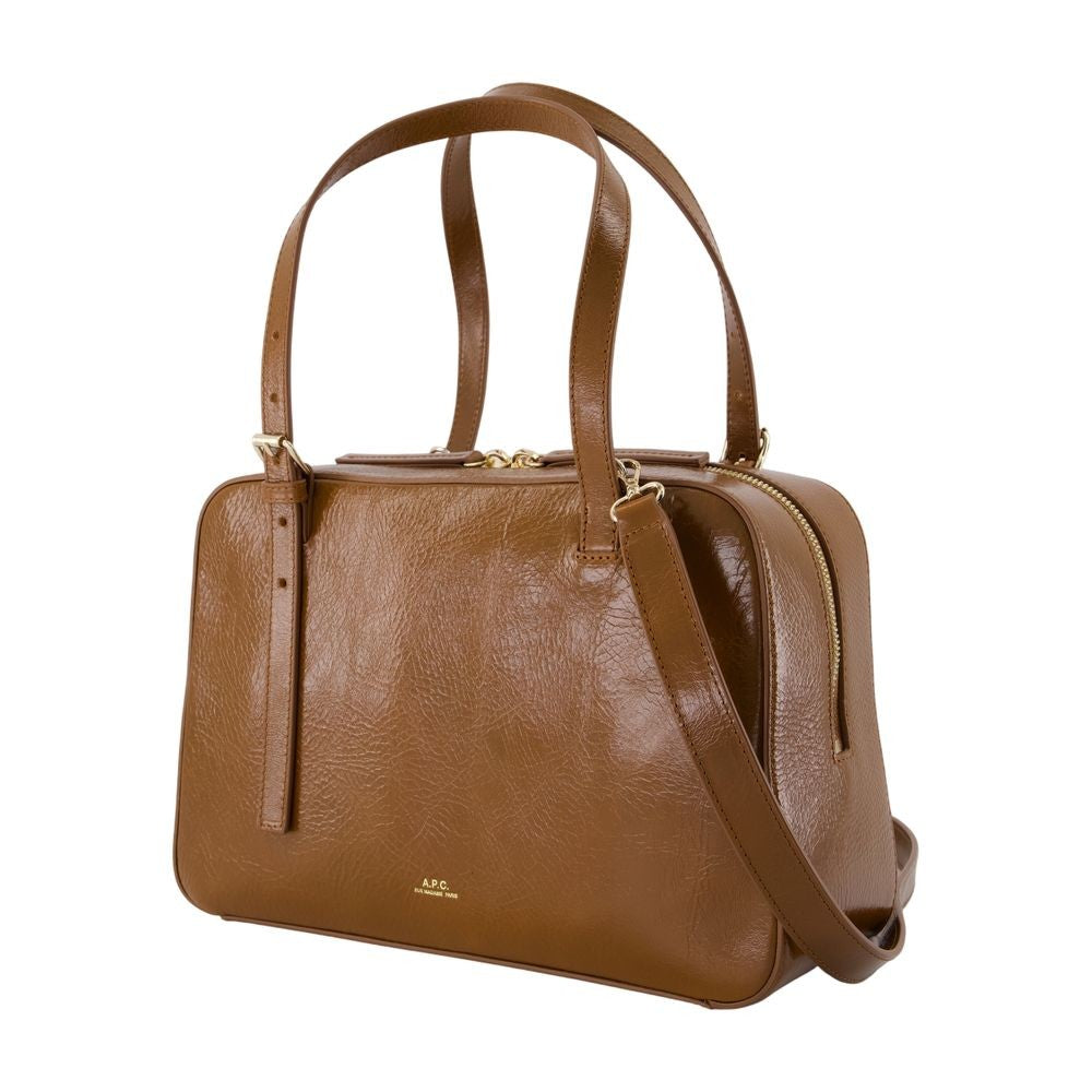 A.P.C. Virginie Shoulder Bag - Leather - Brown