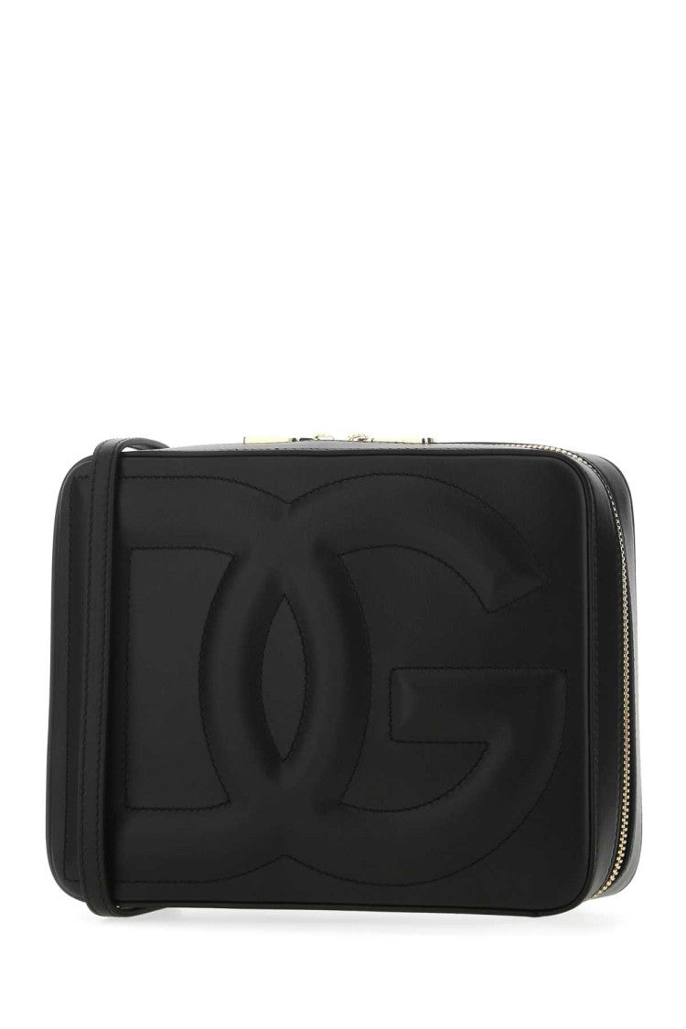 Dolce & Gabbana Black Leather Crossbody Bag