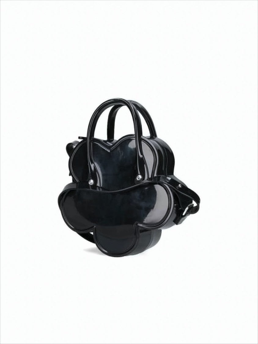 Comme Des Garçons Flower-Shaped Tote Bag With Zip Closure
