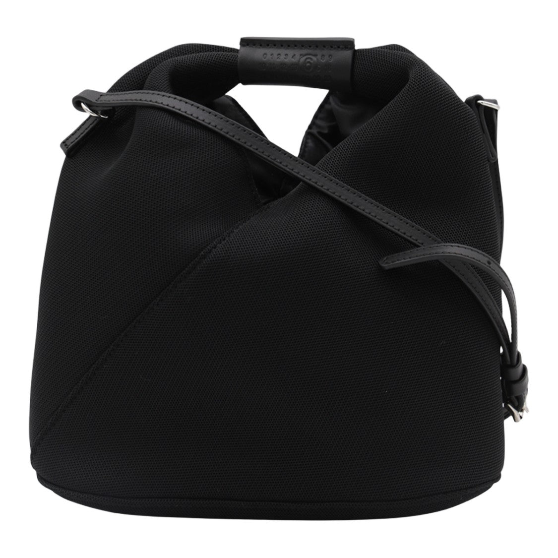 Mm6 By Maison Margiela Structured Black Bag
