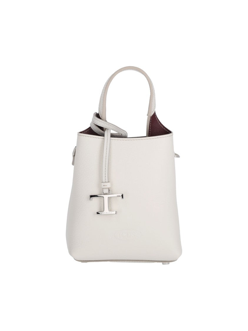 Tod's Micro Logo Bag - White