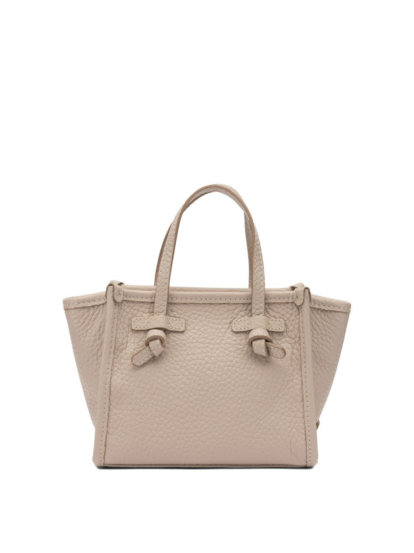 Gianni Chiarini Textured Leather Handbag With Detachable Strap