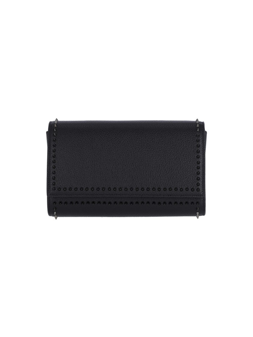 Christian Louboutin Studded Crossbody Bag – Black