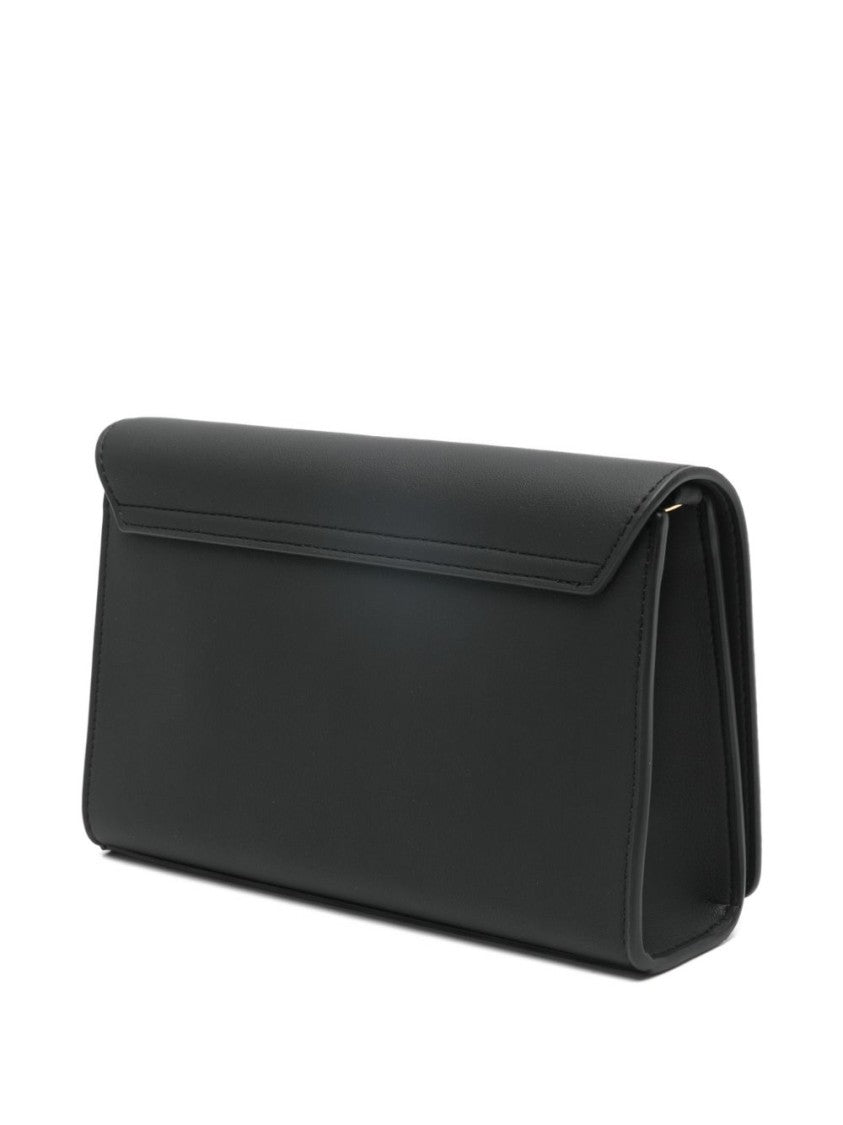 Love Moschino Shoulder Bag With Flap Closure And Metallic Lettering