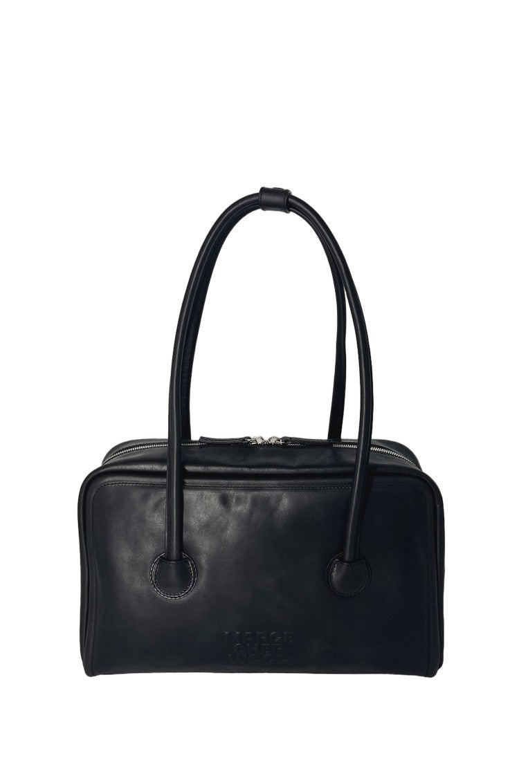 Margesherwood Soft Boston Leather Handle Bag