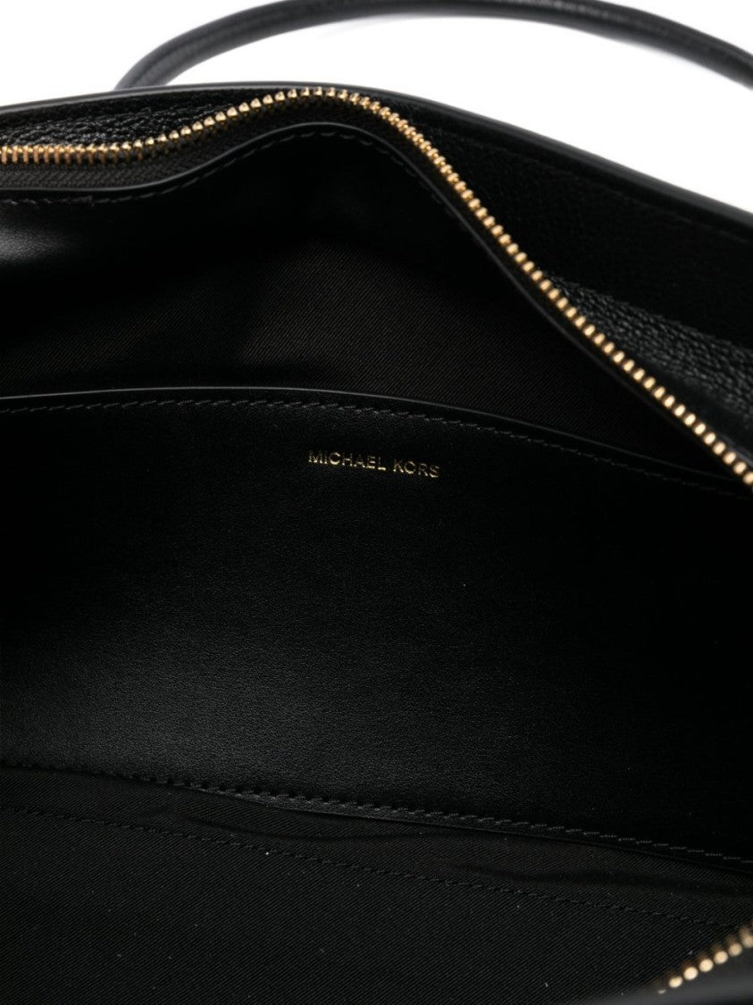 Michael Kors Textured Calfskin Tote Bag With Gold-Tone Hardware