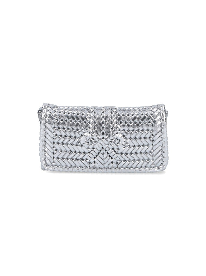 Anya Hindmarch "Neeson" Clutch – Silver