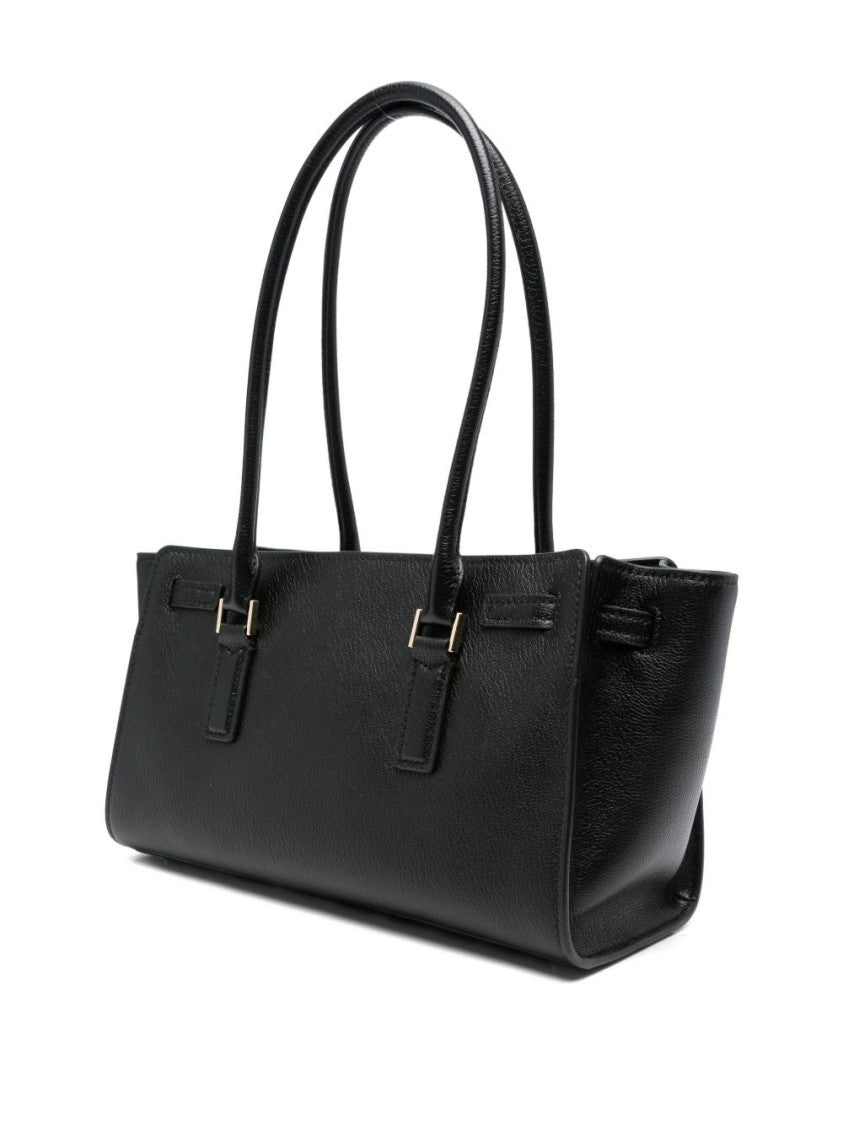 Michael Kors Textured Calfskin Tote Bag With Gold-Tone Hardware